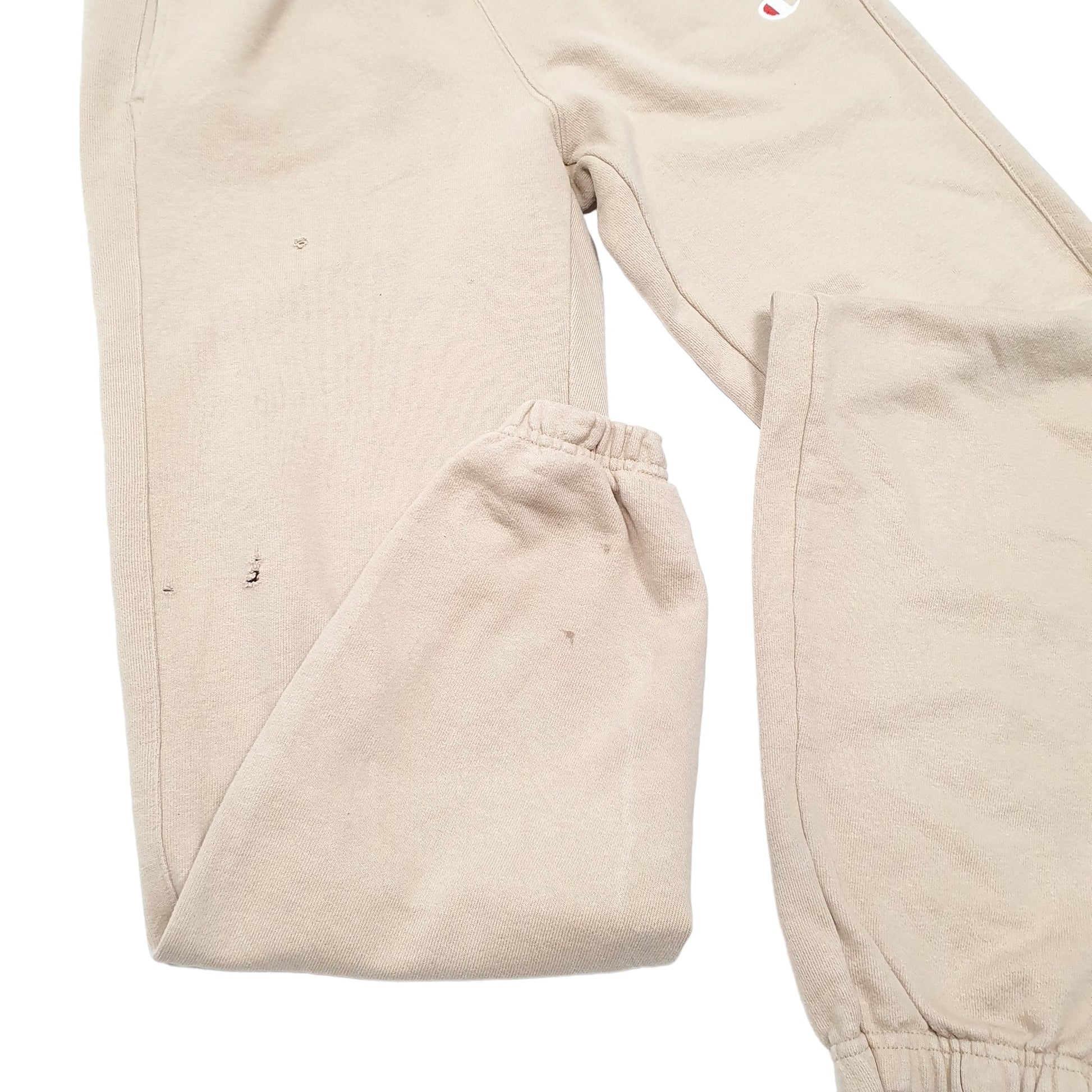Mens Tan Champion Reverse Weave Sweats Jogger Trousers