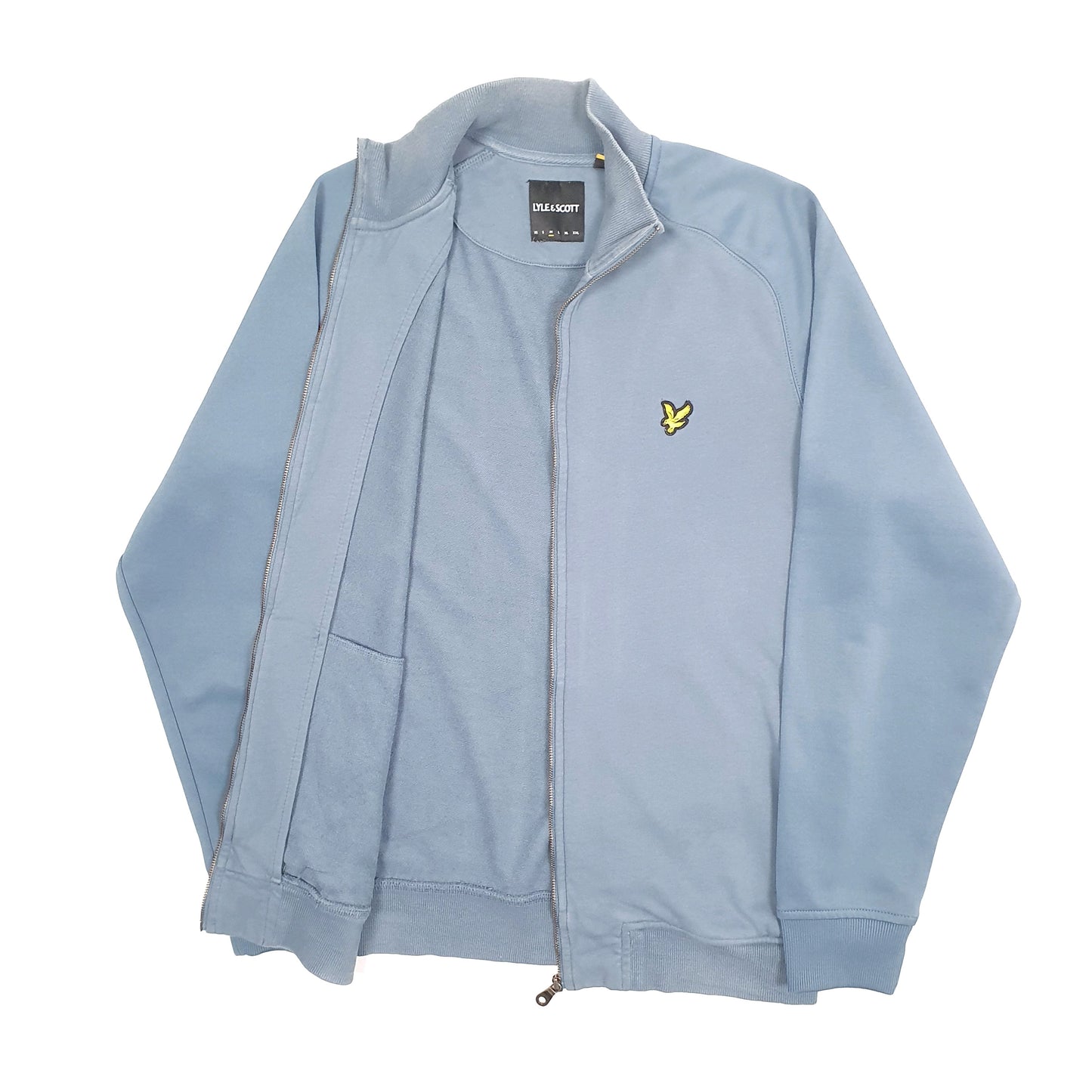 Mens Blue Lyle & Scott  Full Zip Jumper