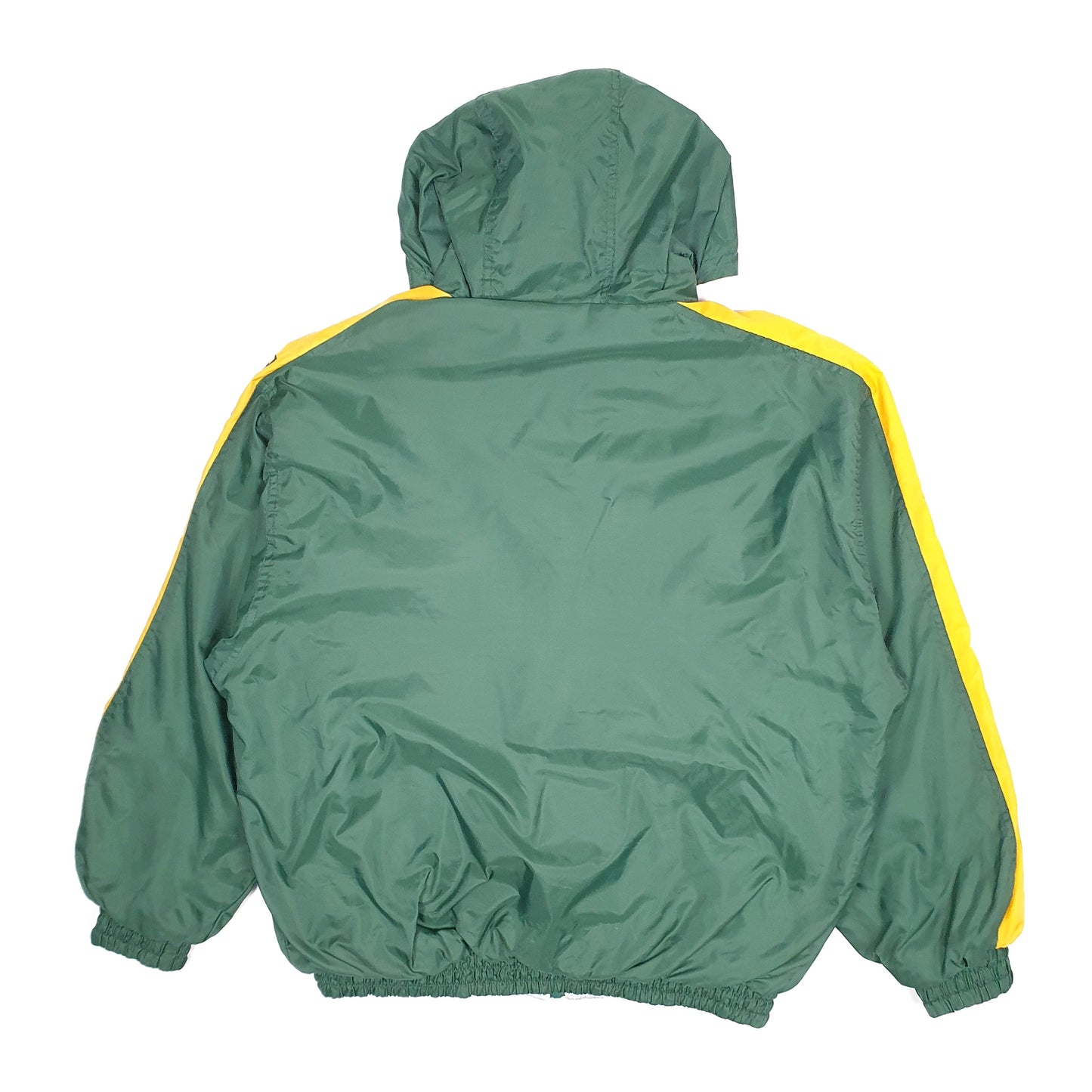Mens Green Puma NFL Green Bay Packers Reversible Hoodie  Coat