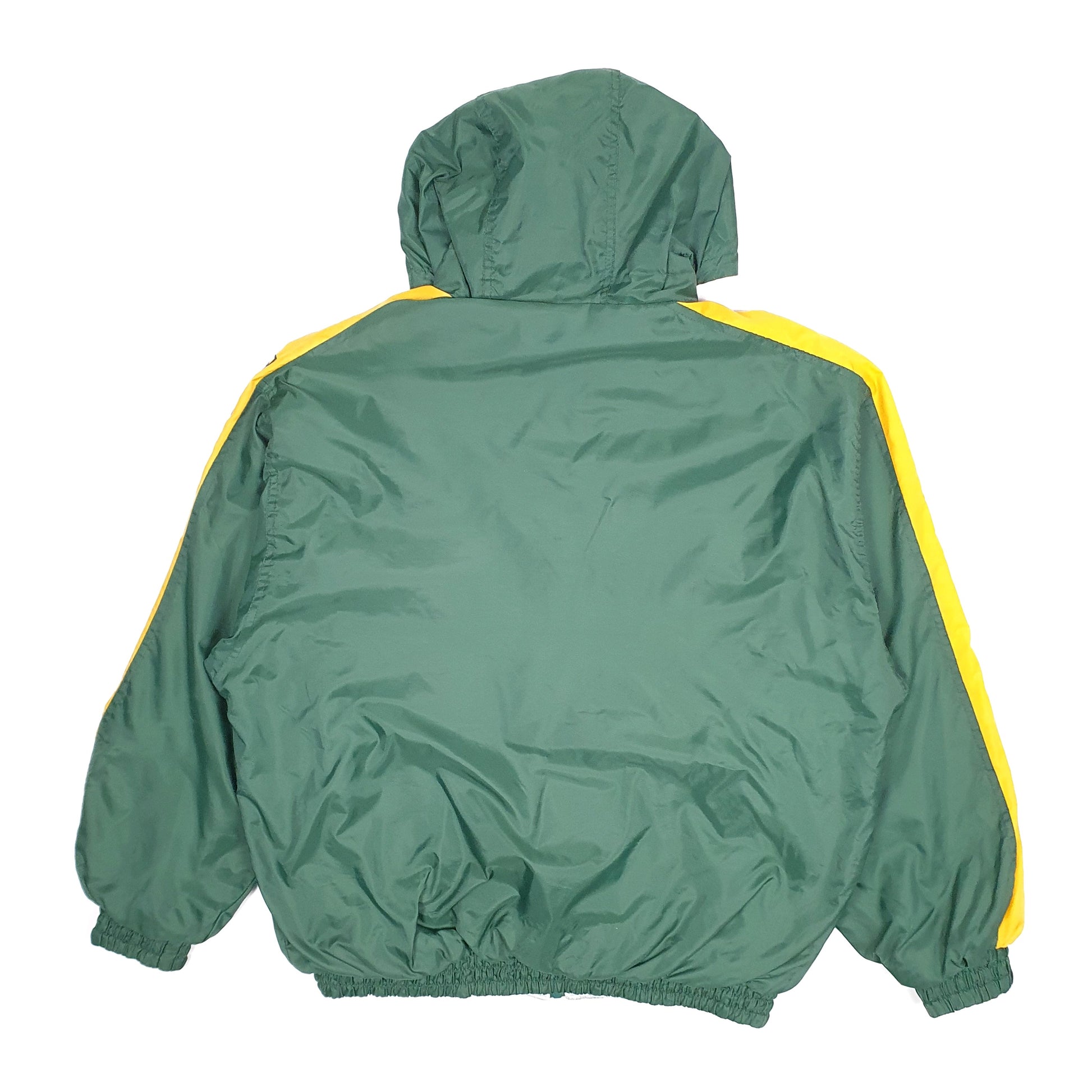 Mens Green Puma NFL Green Bay Packers Reversible Hoodie  Coat