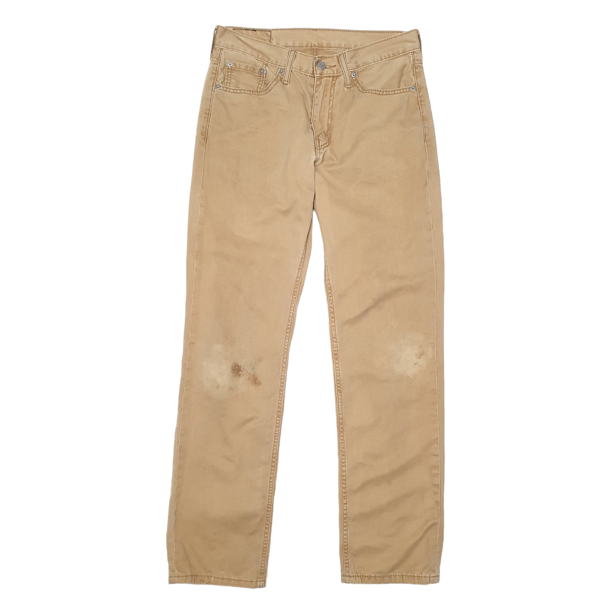 Mens Tan Levis 514 Chino Trousers