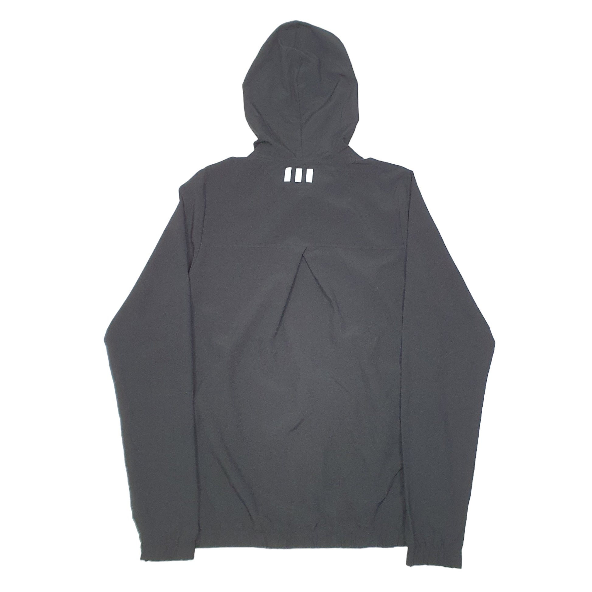 Mens Black Adidas Golf Active Hoodie Full Zip Jumper