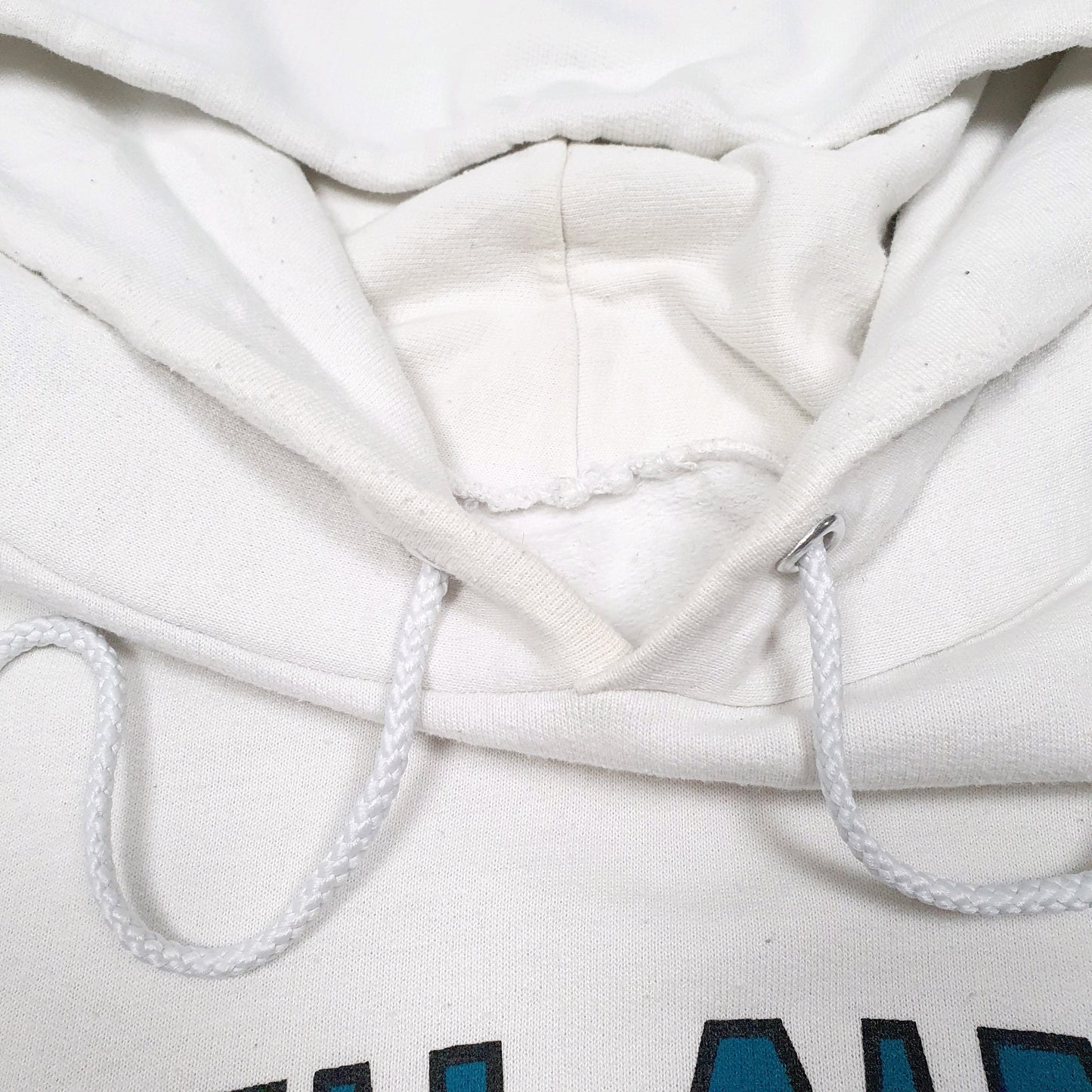 Mens White Champion Coastal Carolina University Hoodie Jumper