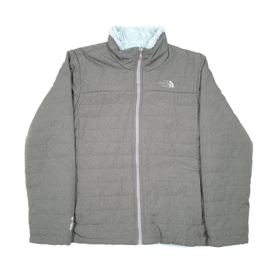 Womens Grey The North Face Fleece Reversable  Coat