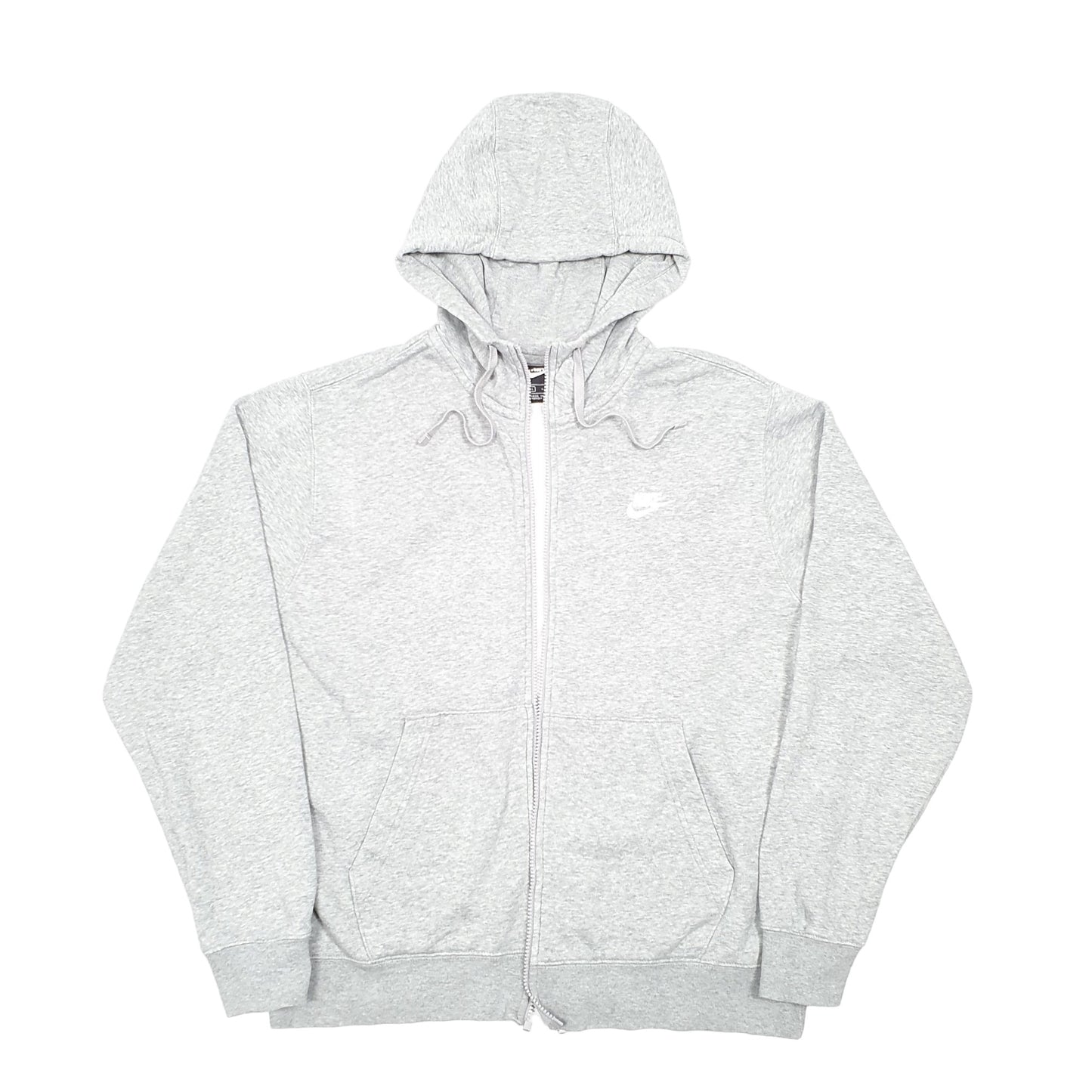 Mens Grey Nike Hoodie Full Zip Jumper