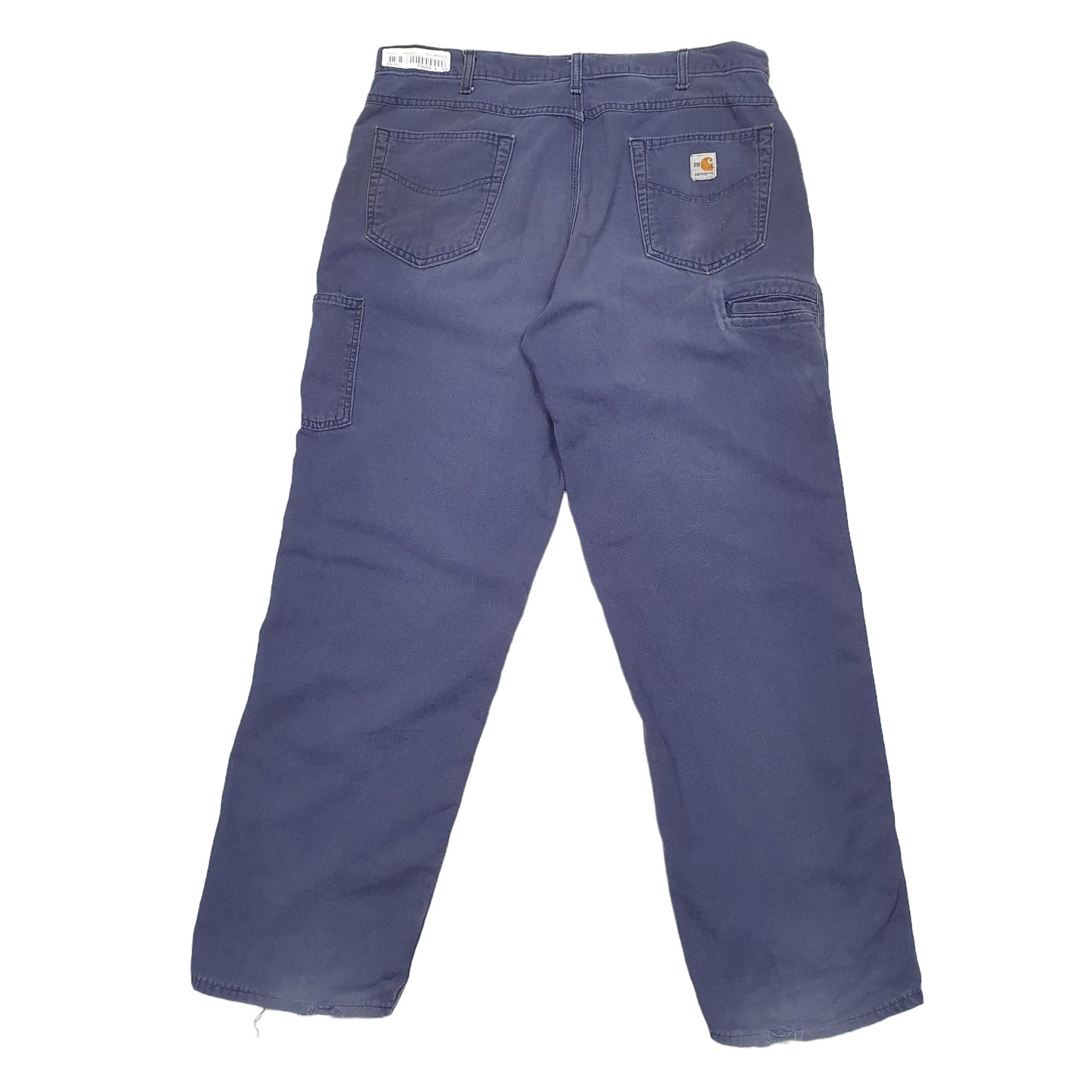 Mens Navy Carhartt FRB-159 Fire Resistant Carpenter Trousers