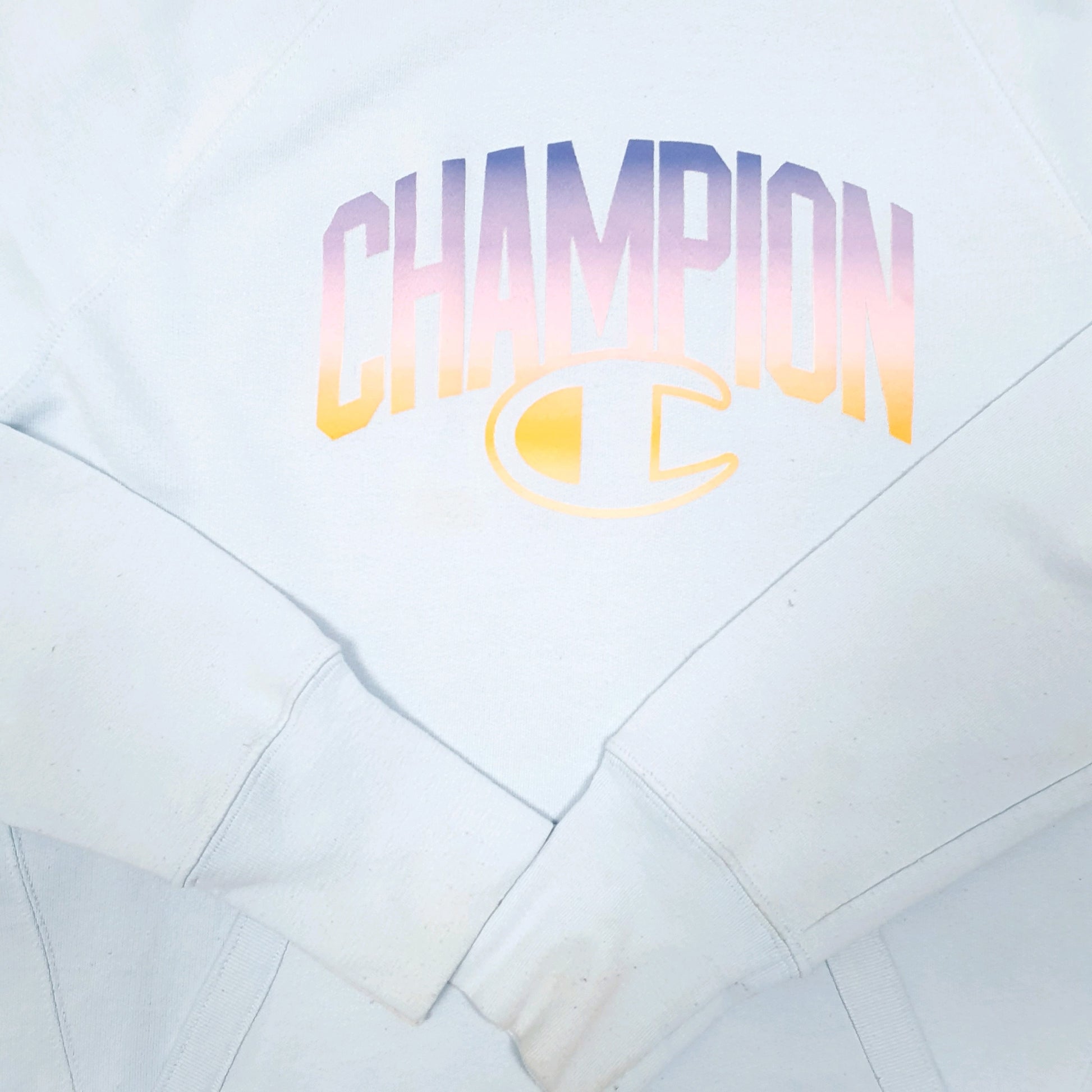 Womens Blue Champion  Hoodie Jumper