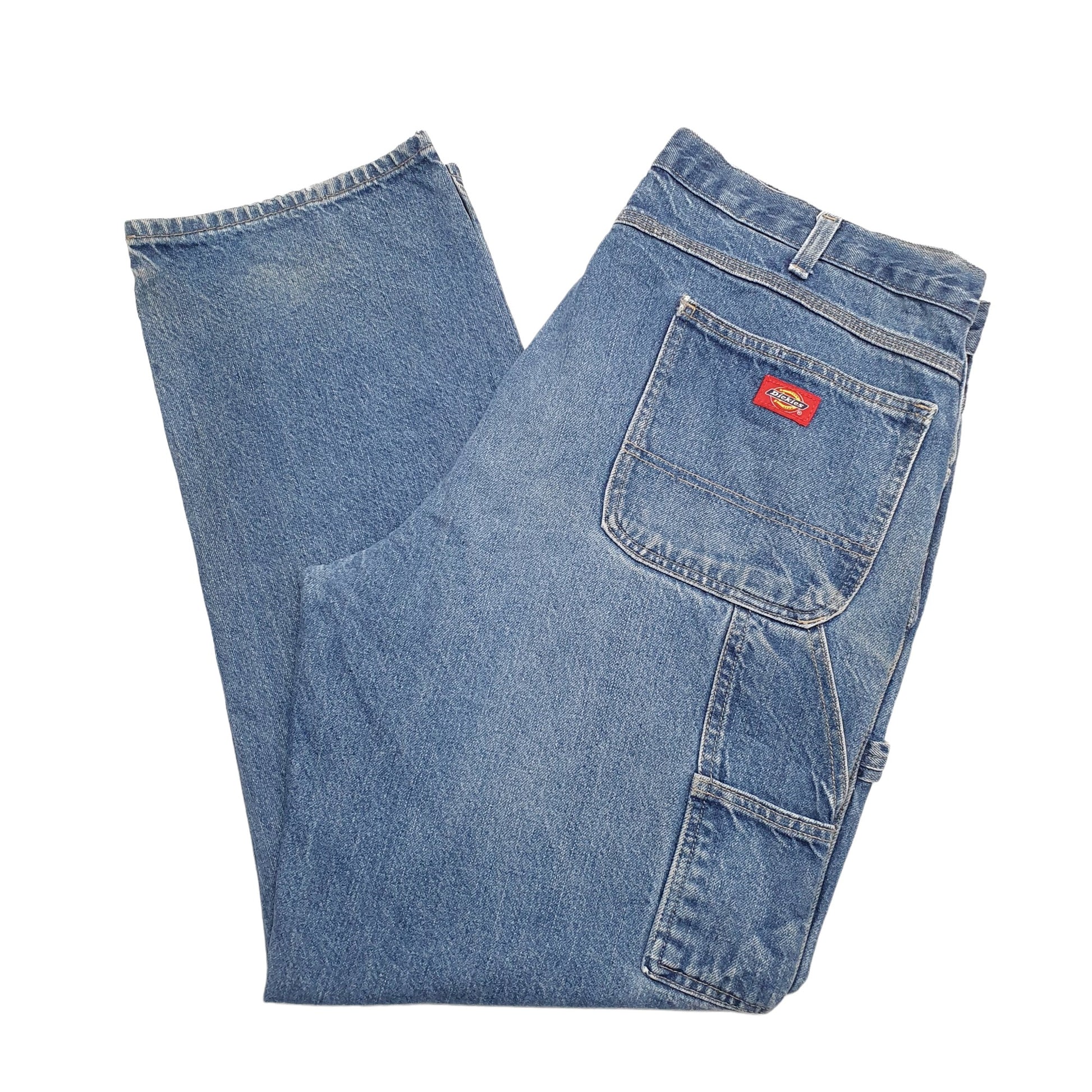 Mens Blue Dickies Carpenter Carpenter Trousers