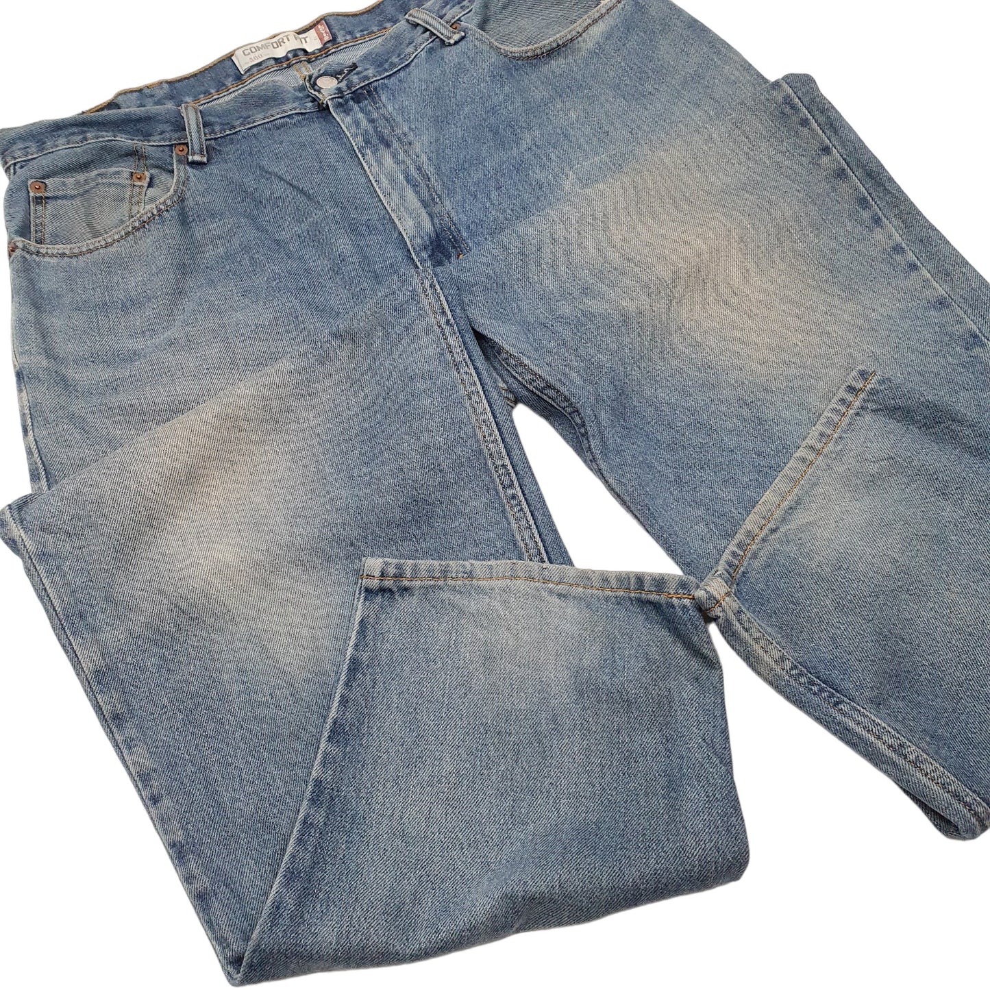 Mens Blue Levis Comfort Fit 560 JeansW40 L32