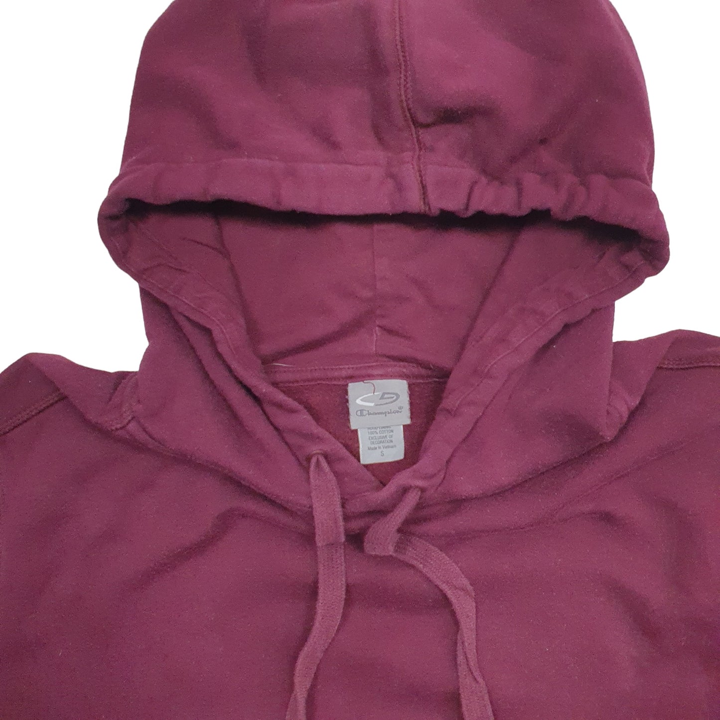 Mens Burgundy Champion  Hoodie Jumper