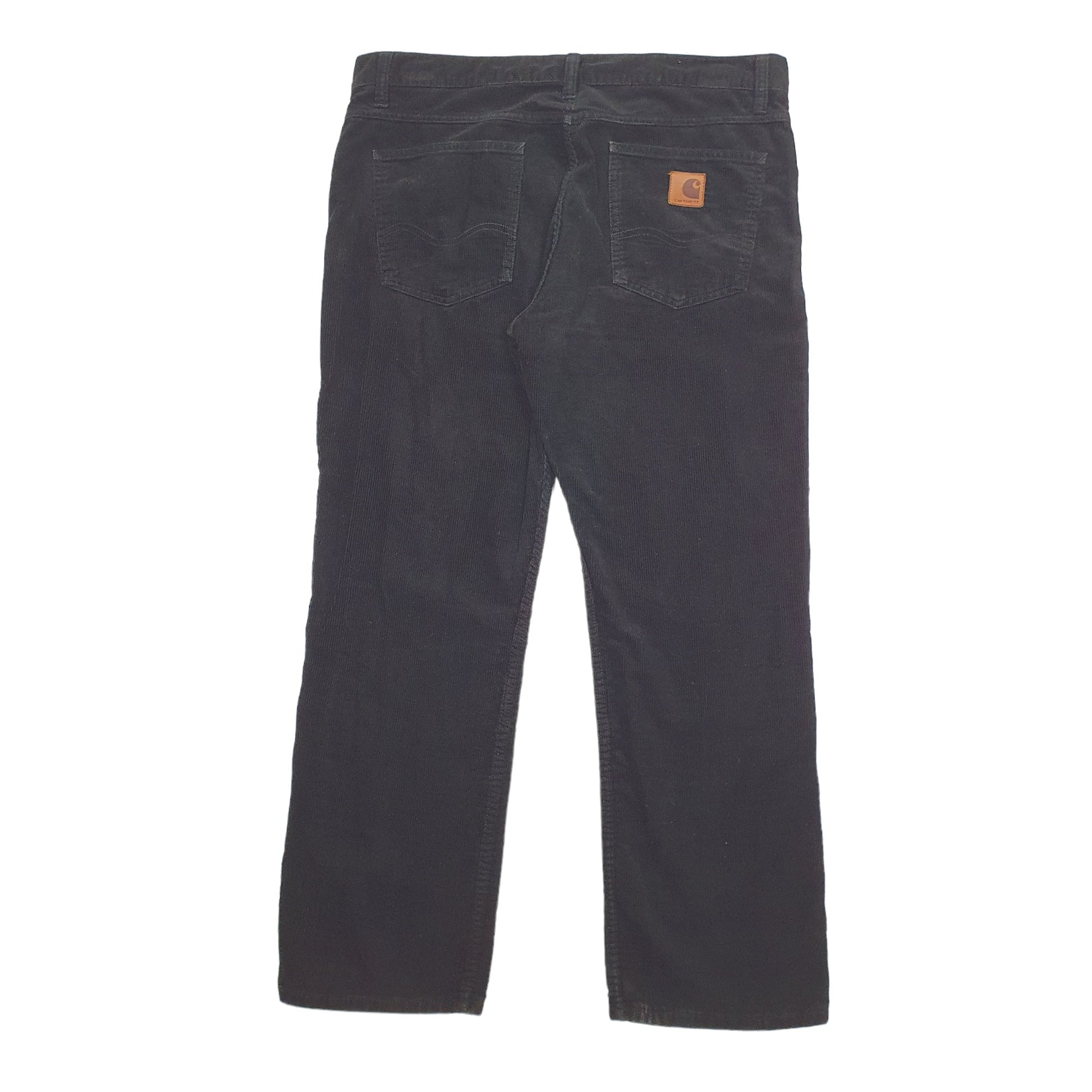 Mens Black Carhartt  Corduroy Trousers