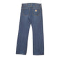 Mens Blue Carhartt Rockin Pant Casual JeansW34 L33