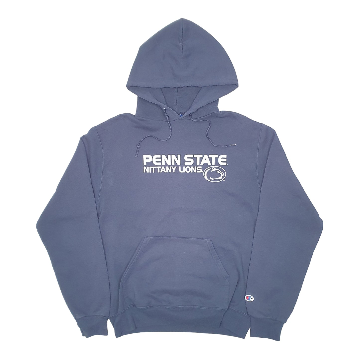Mens Navy Champion Penn State Nittany Lions University Football Hoodie Jumper