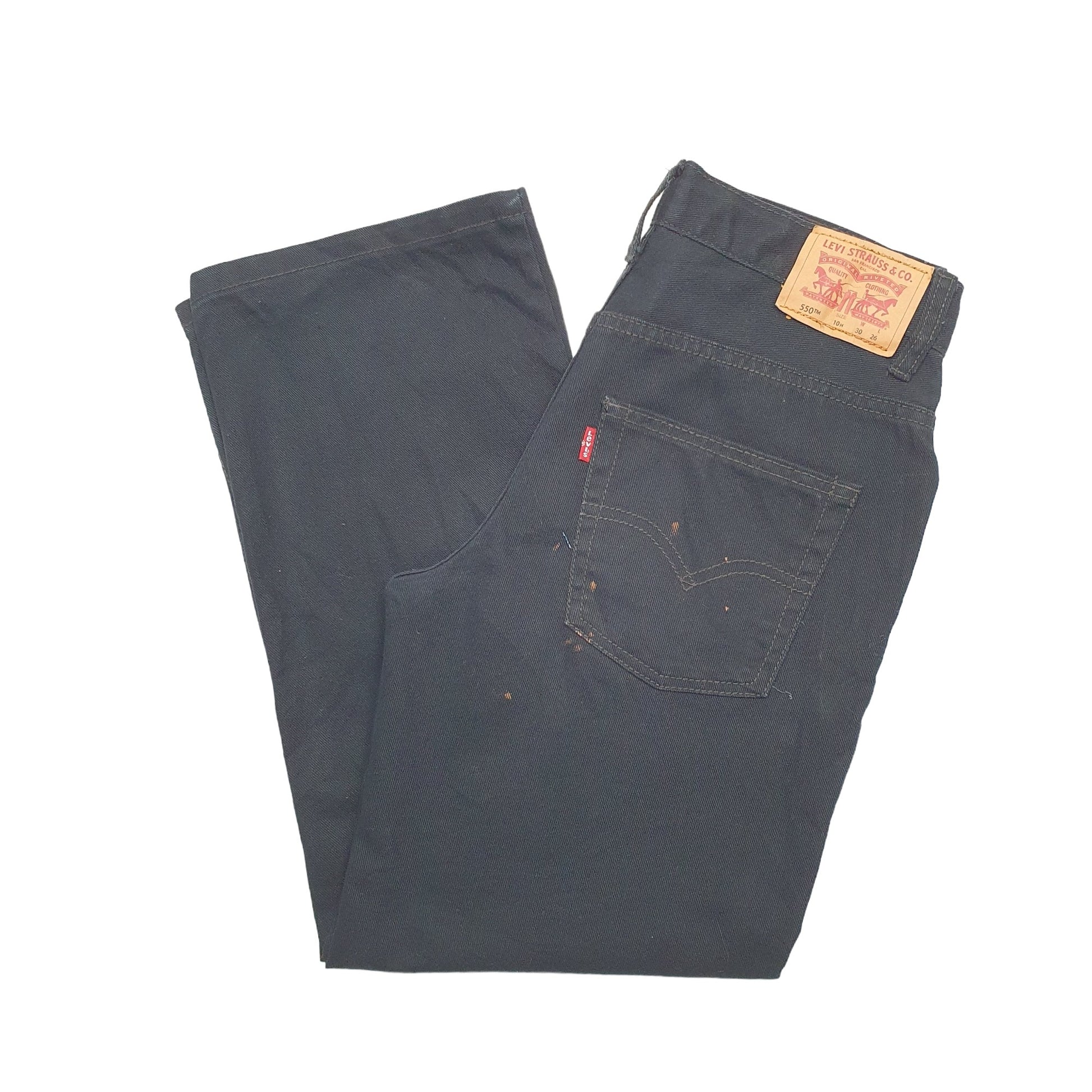 Womens Black Levis  550 JeansW30 L25