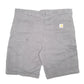 Mens Grey Carhartt Relaxed Stretch Carpenter Shorts