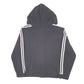 Womens Black Adidas Hoodie Full Zip Jumper