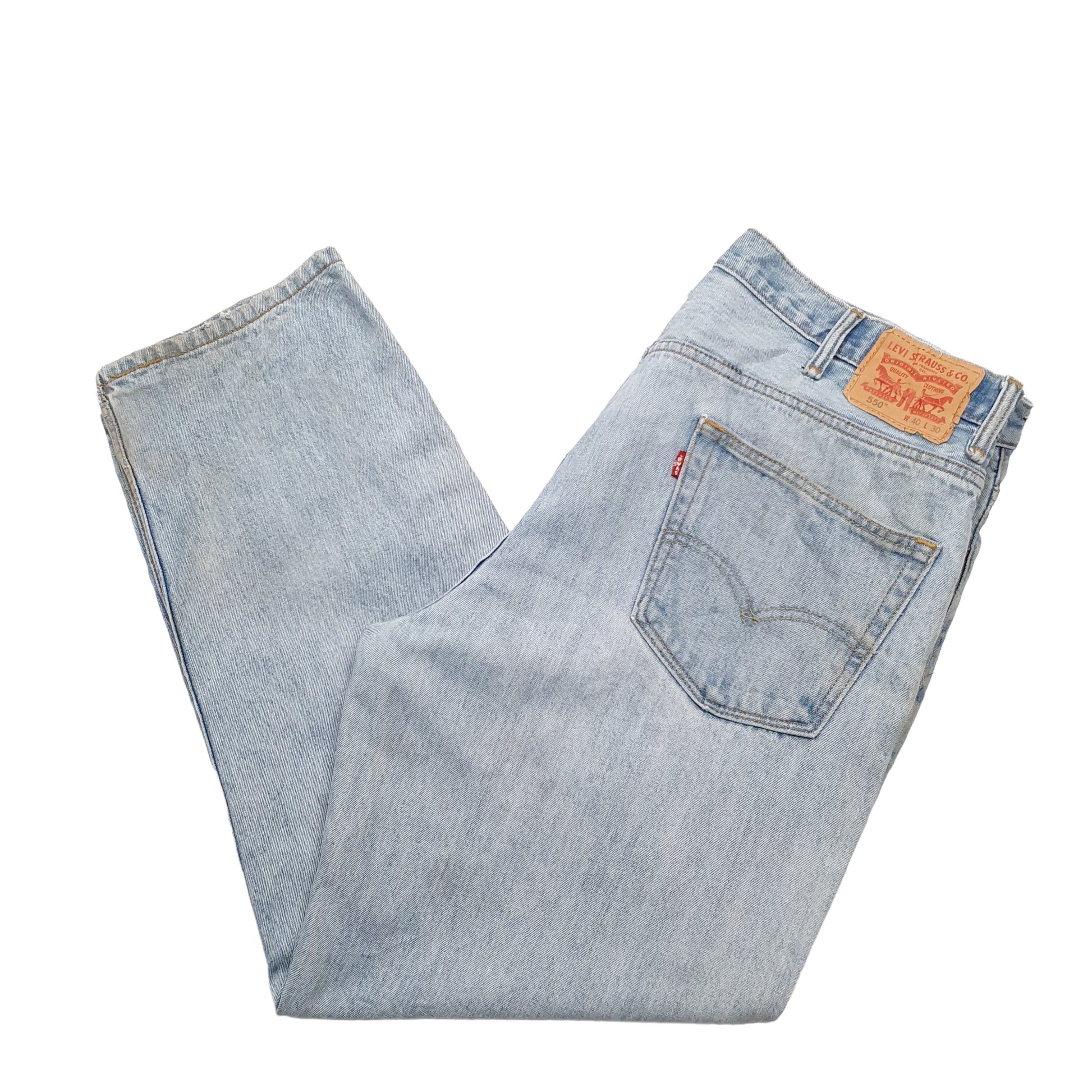 Mens Blue Levis  550 JeansW40 L30