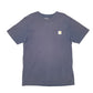 Mens Navy Carhartt Carpenter Short Sleeve T Shirt