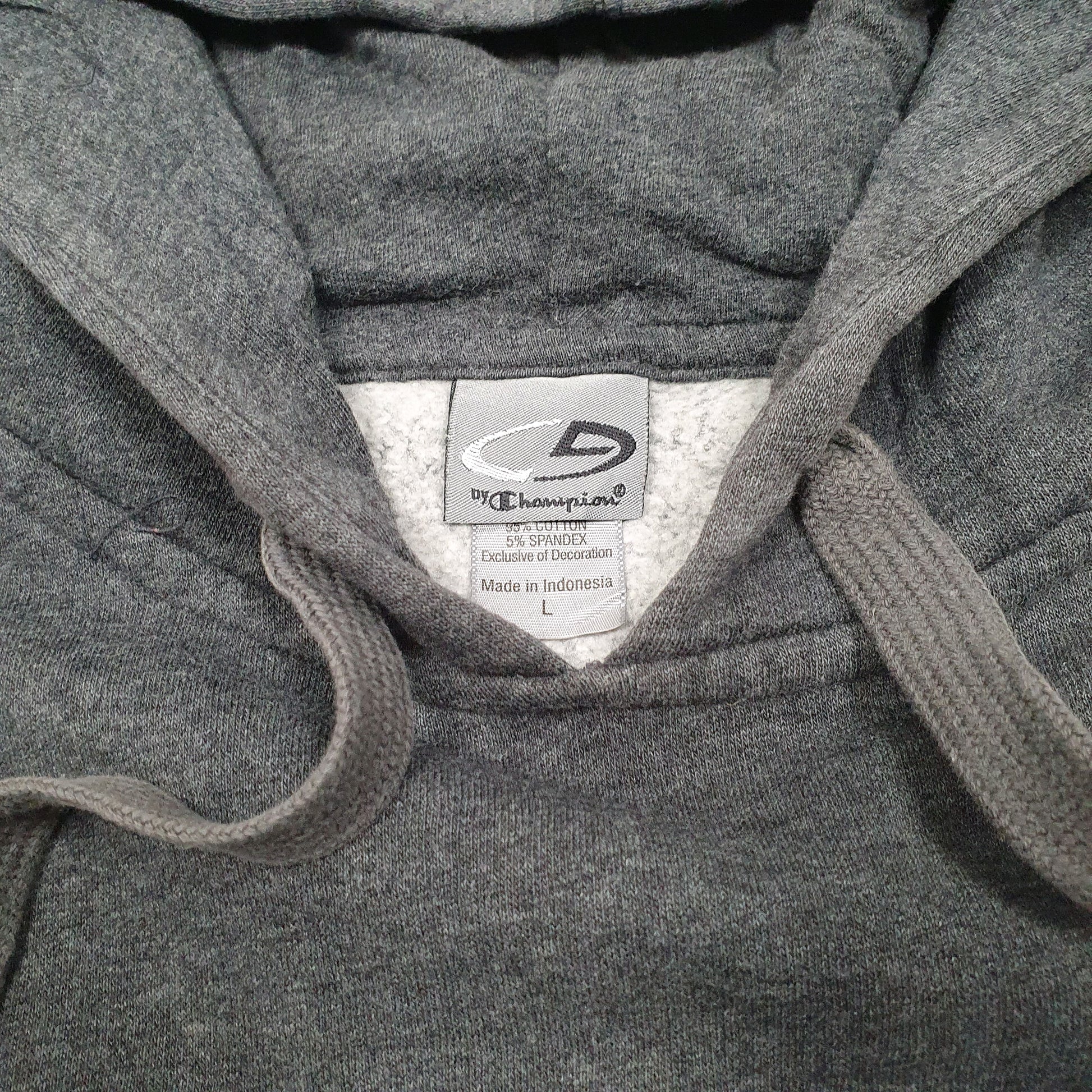 Mens Grey Champion  Hoodie Jumper