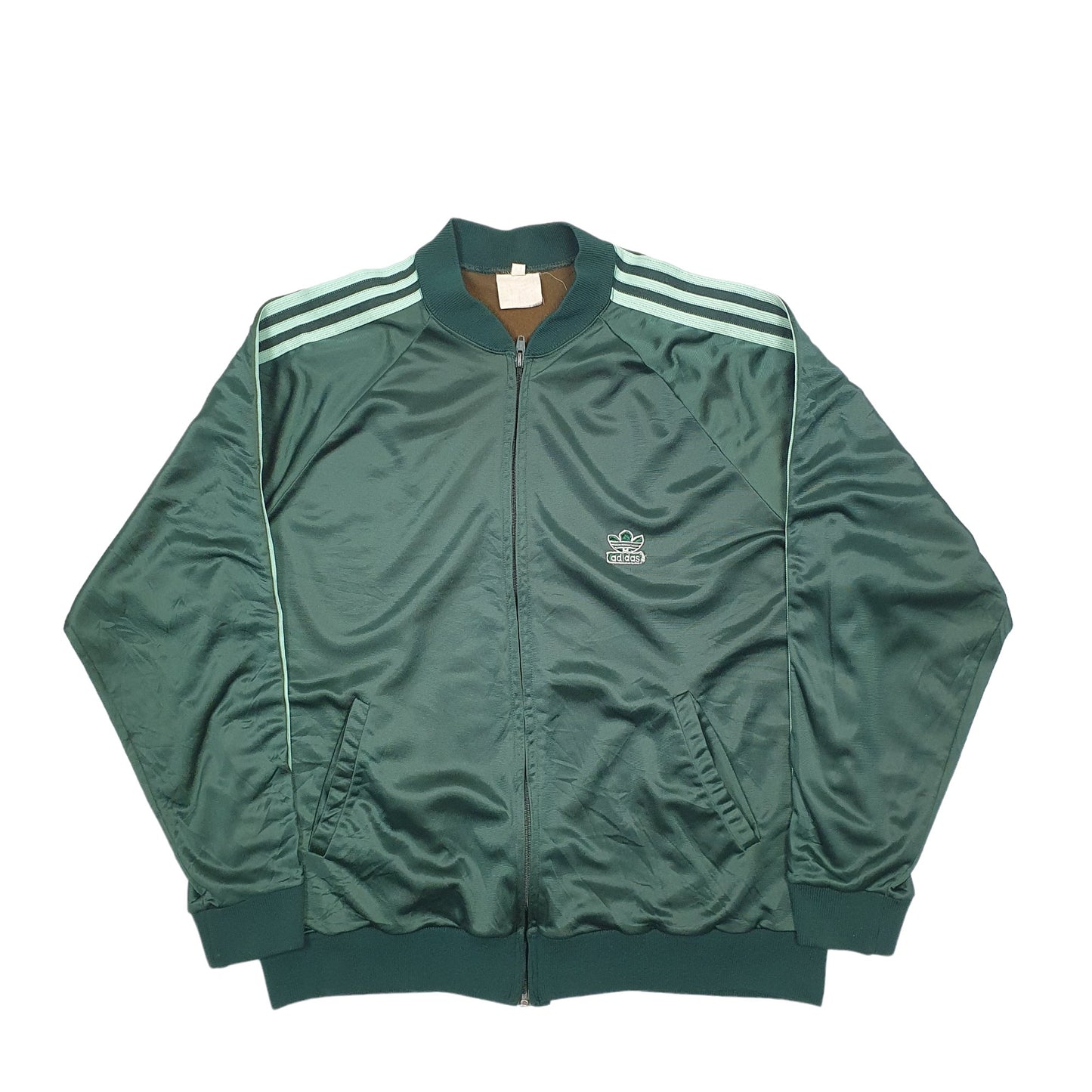 Mens Green Adidas  Full Zip Jumper