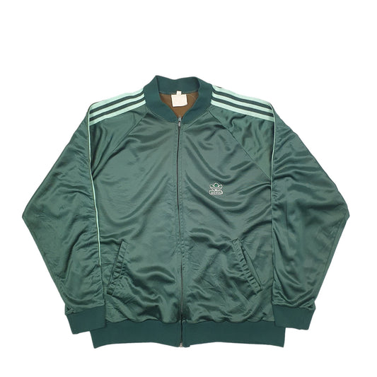 Mens Green Adidas  Full Zip Jumper