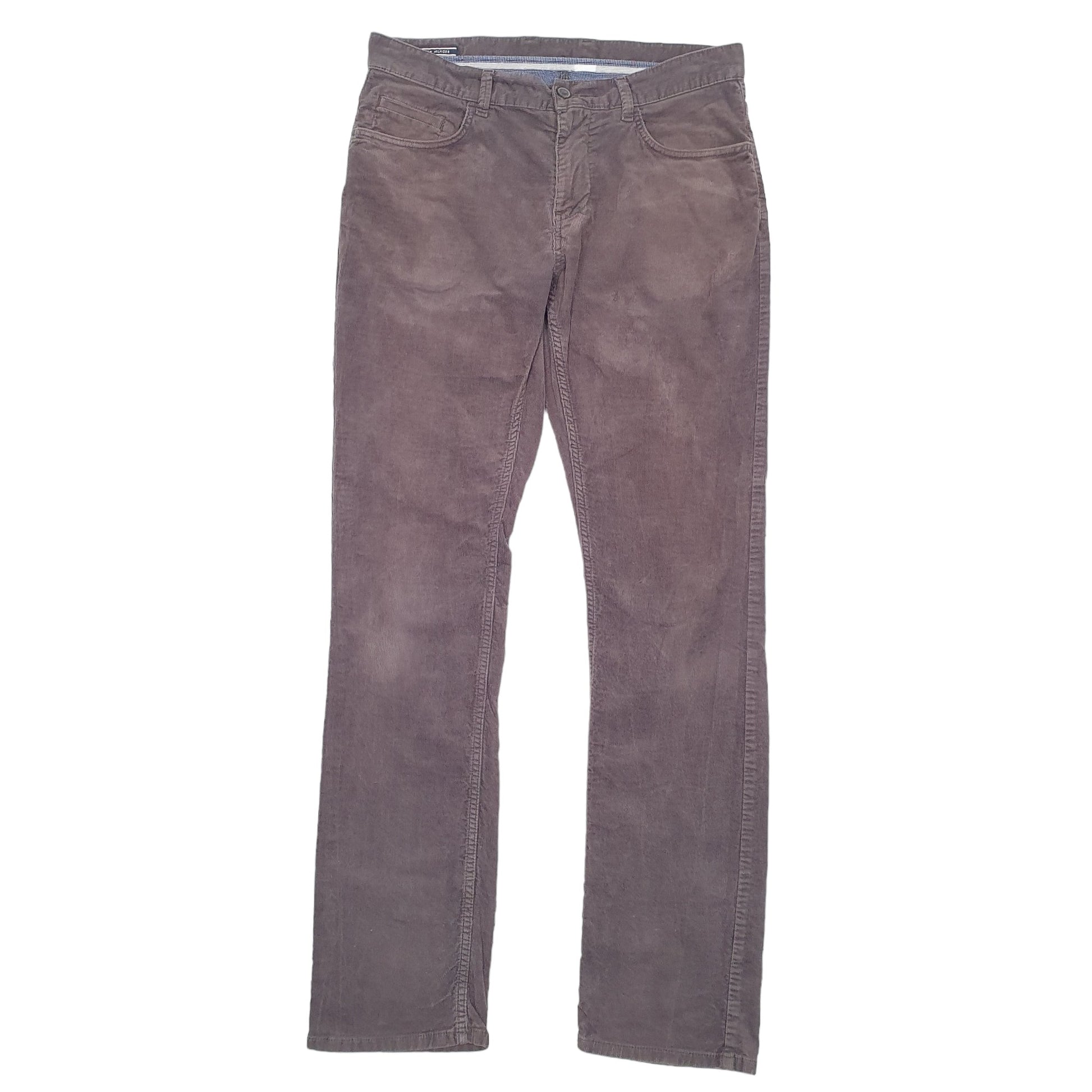 Mens Brown Tommy Hilfiger Mercer Corduroy Trousers