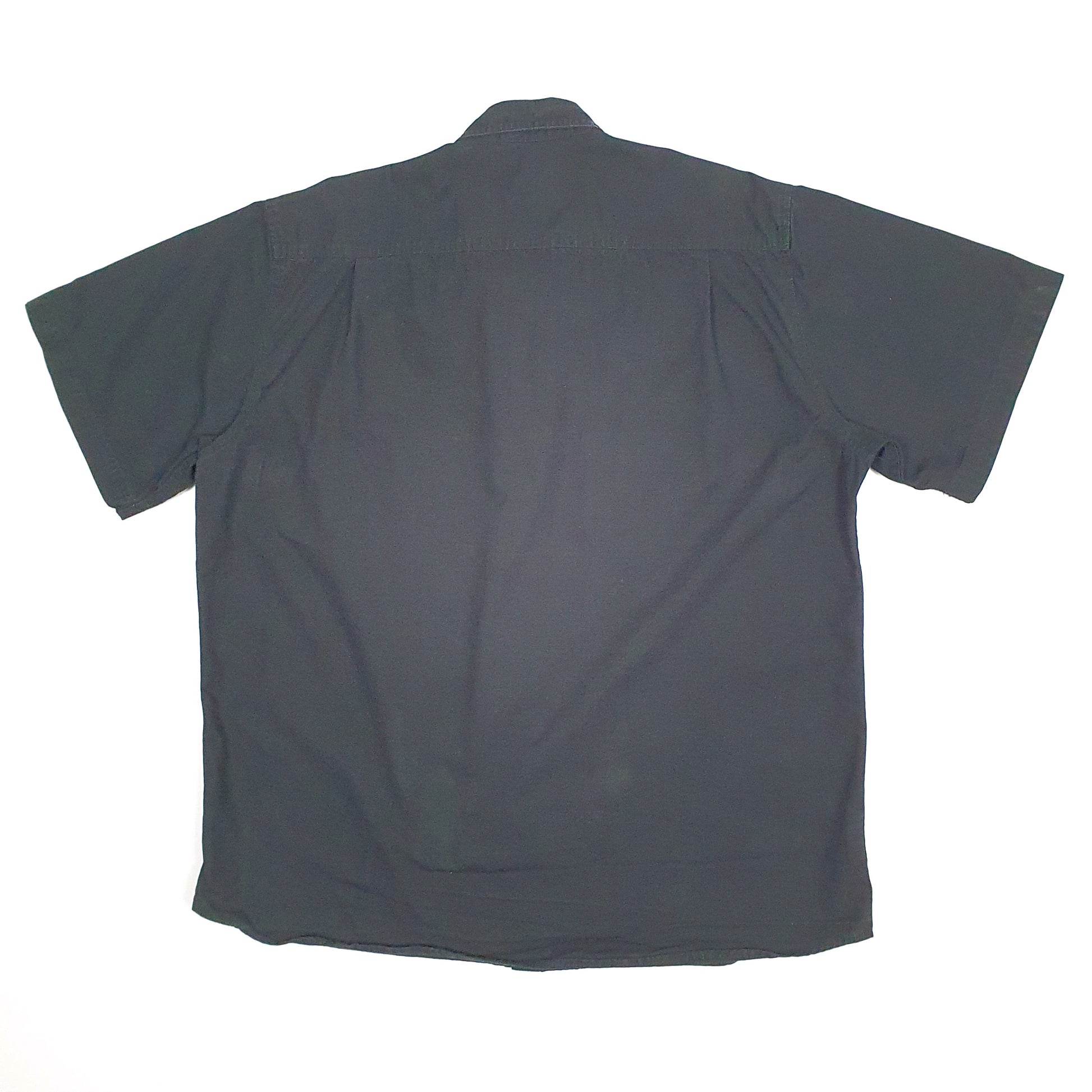 Mens Black Dickies Workwear Short Sleeve Shirt