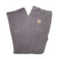 Mens Grey Carhartt Knee Pads Carpenter Trousers