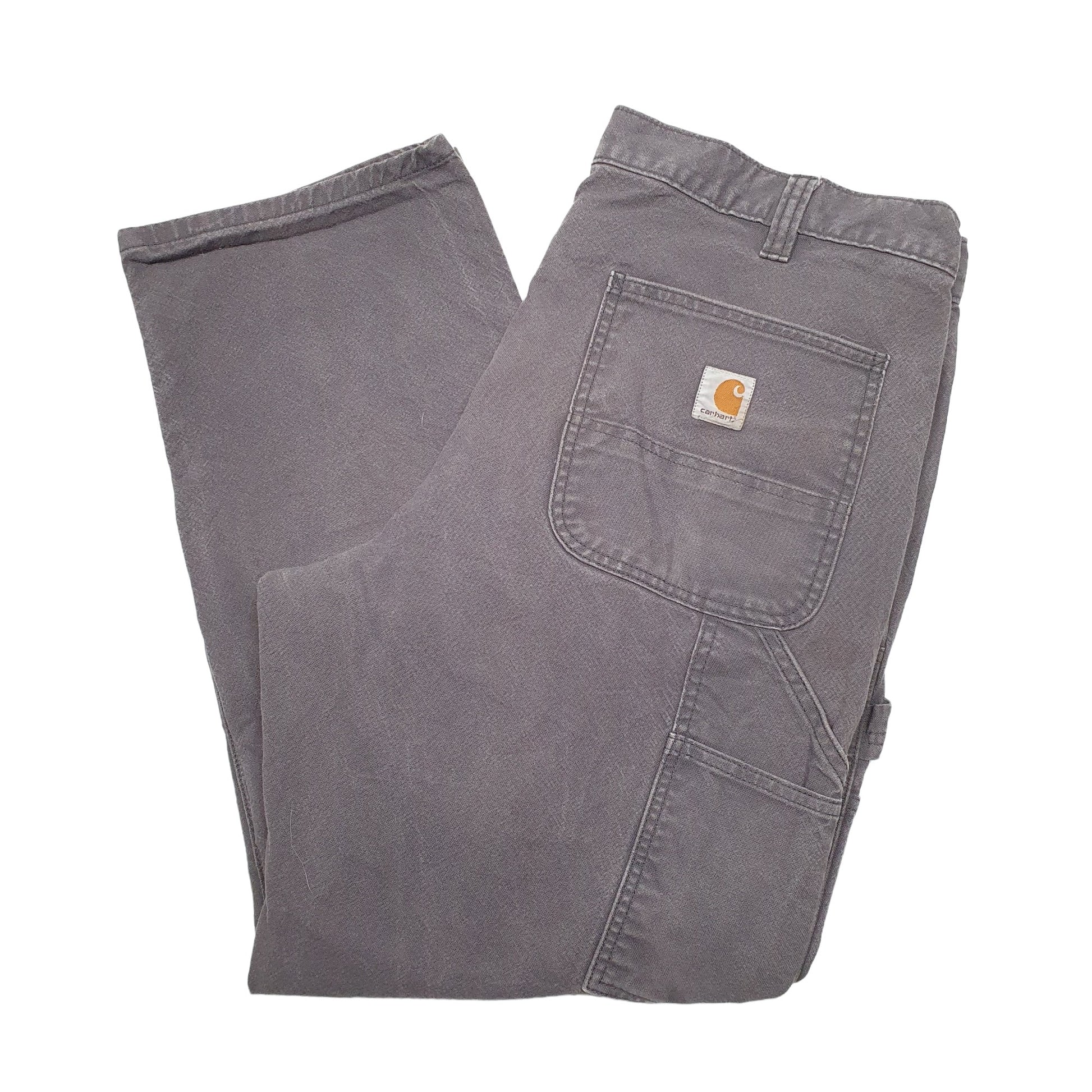 Mens Grey Carhartt Knee Pads Carpenter Trousers