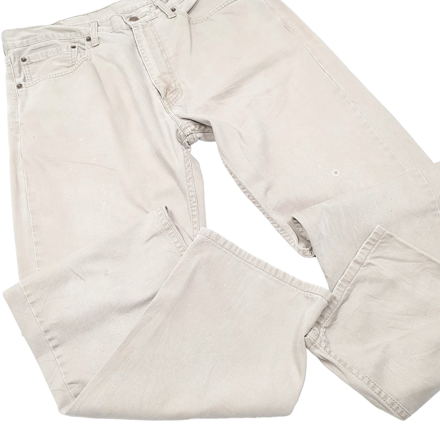 Mens Beige Levis  505 JeansW36 L34