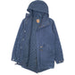 Mens Navy Carhartt Clash Fishtail Trench Full Zip Coat