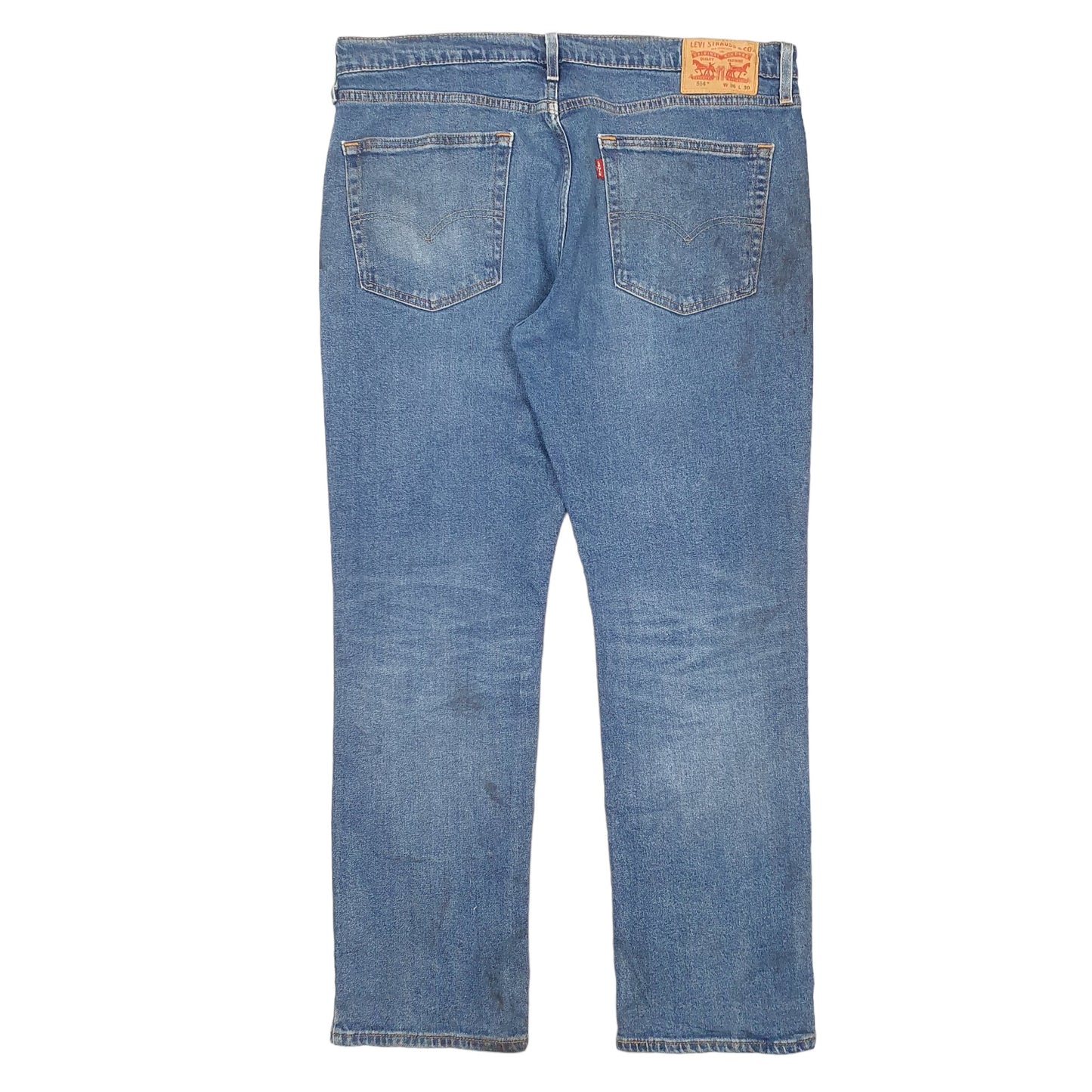 Mens Blue Levis Stretch 514 JeansW38 L30