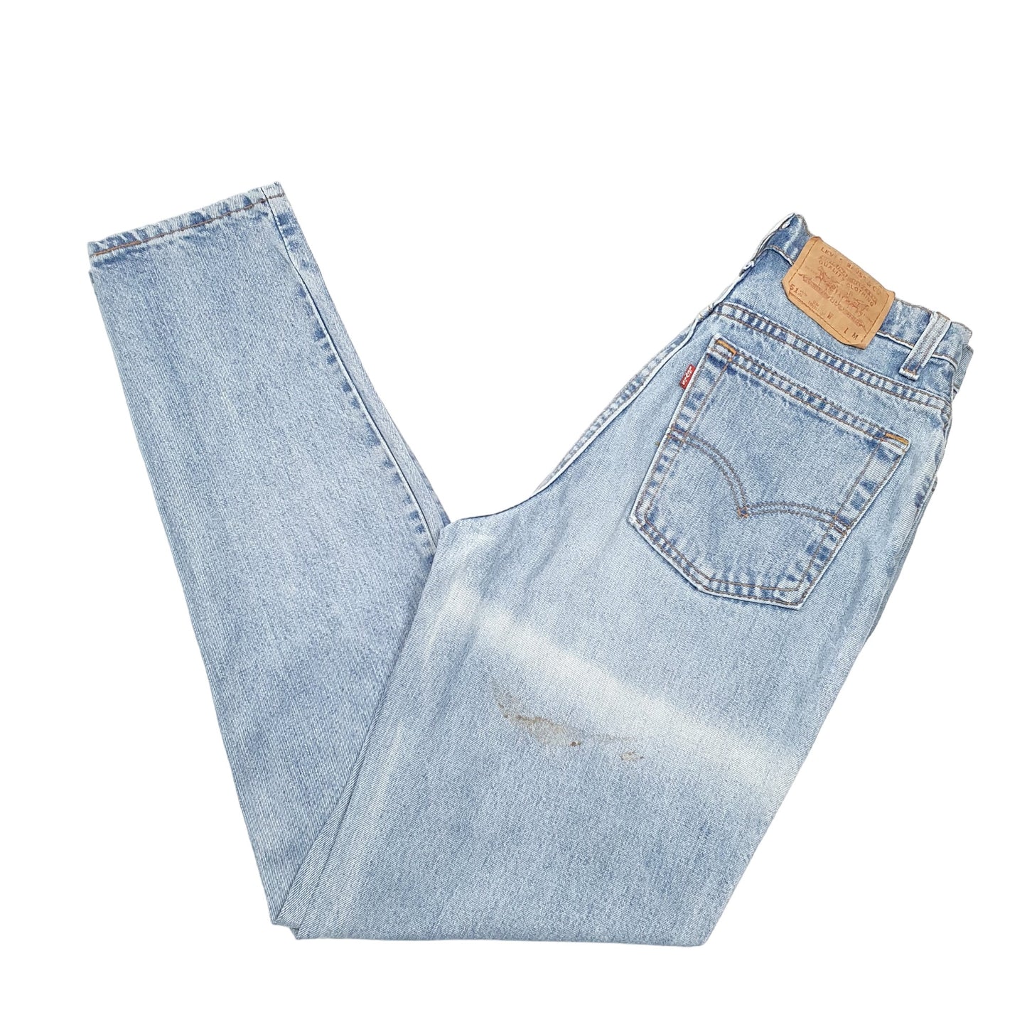 Womens Blue Levis Tapered Vintage Made In USA 512 JeansW28 L32