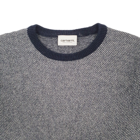 Mens Navy Carhartt Spooner Sweater Crewneck Jumper