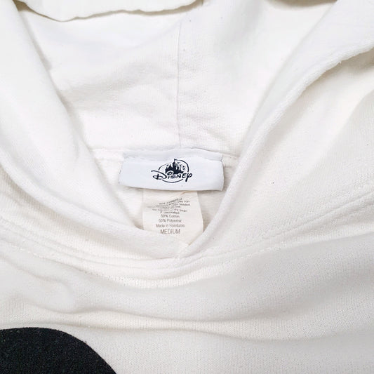 Mens White Disney Mickey Mouse Hoodie Jumper