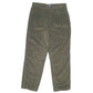 Mens Khaki Dockers Double Pleated Corduroy Trousers
