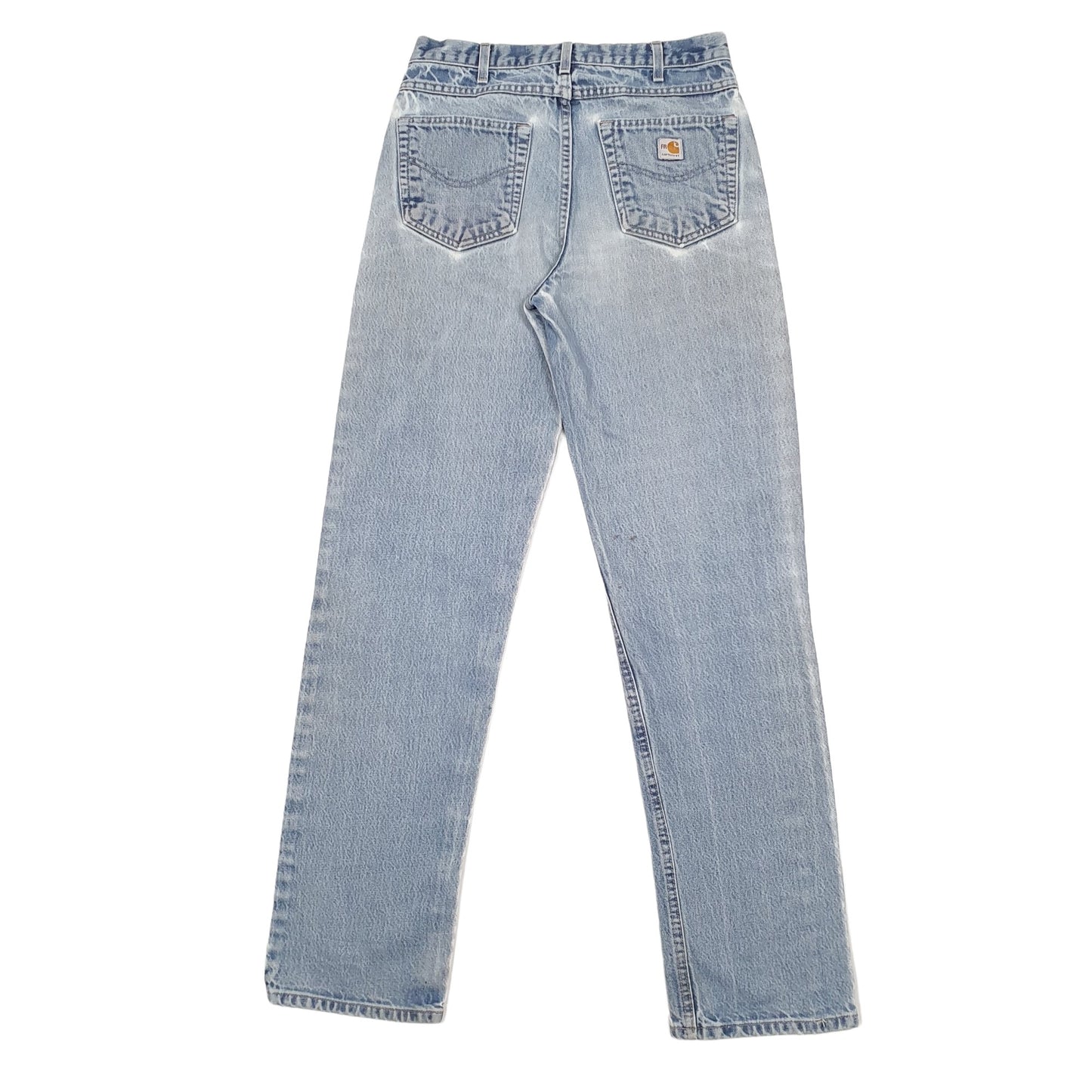 Mens Blue Carhartt FRB160 Fire Resistant Straight JeansW32 L36