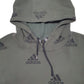 Mens Khaki Adidas Spellout Hoodie Jumper