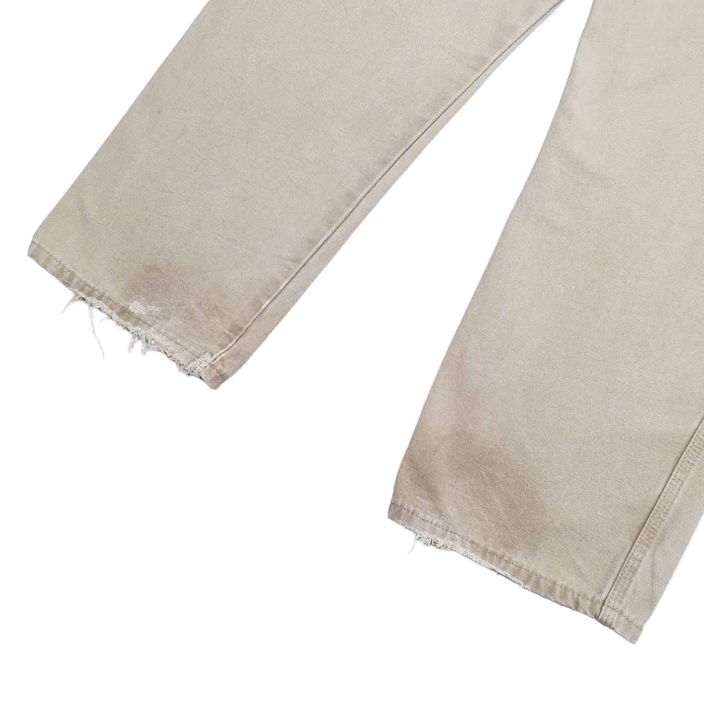 Mens Beige Dickies  Carpenter Trousers