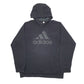 Mens Black Adidas  Hoodie Jumper