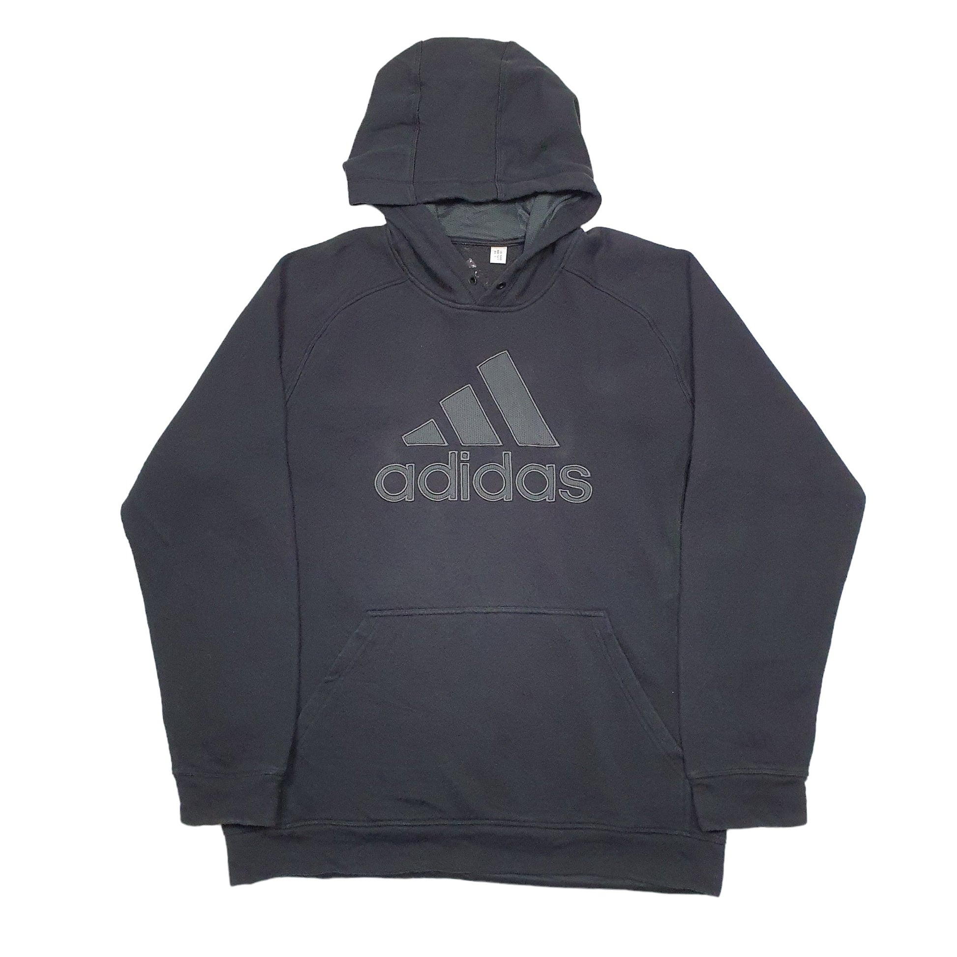Mens Black Adidas  Hoodie Jumper