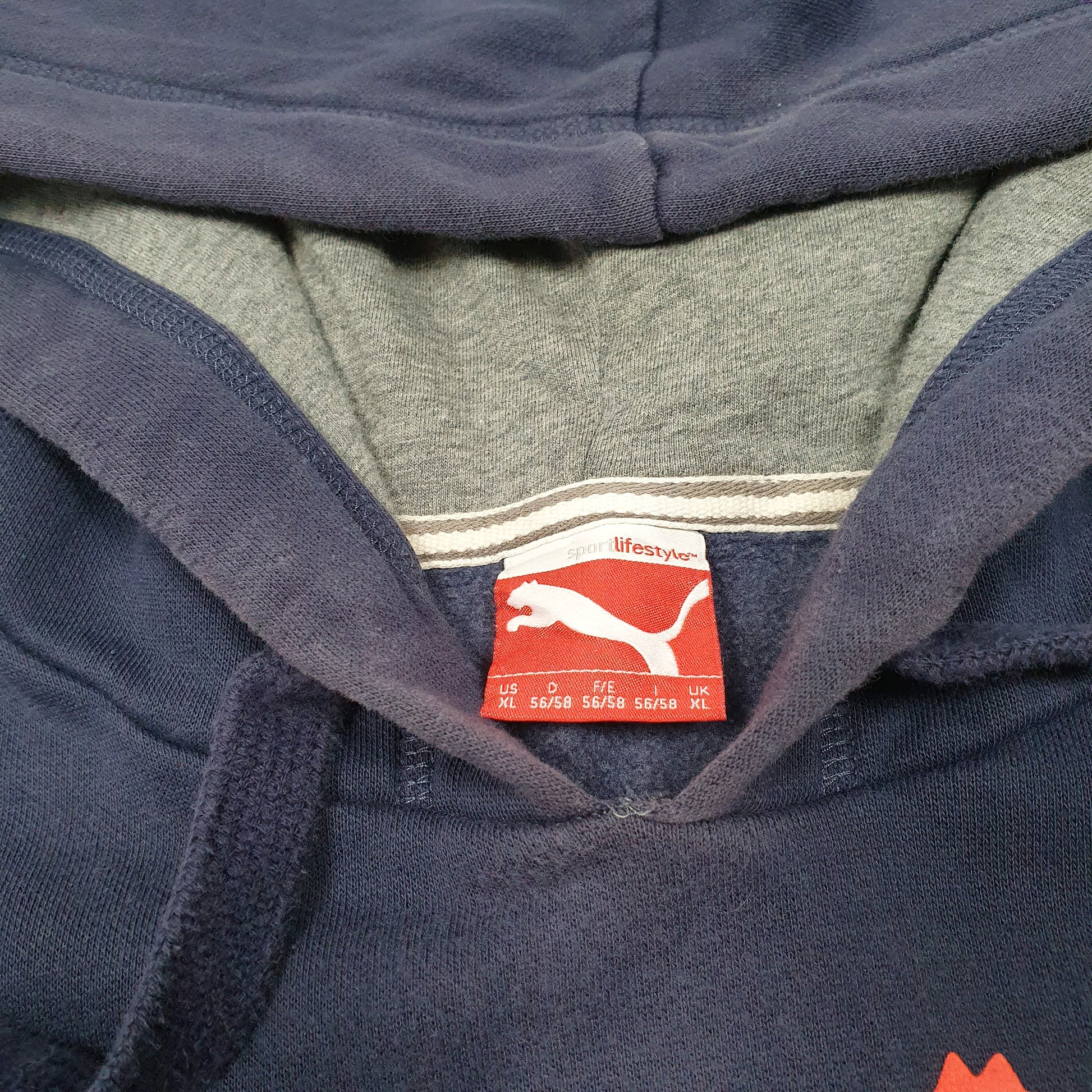 Mens Puma Navy Hoodie Jumper XL – Bundl Clothing