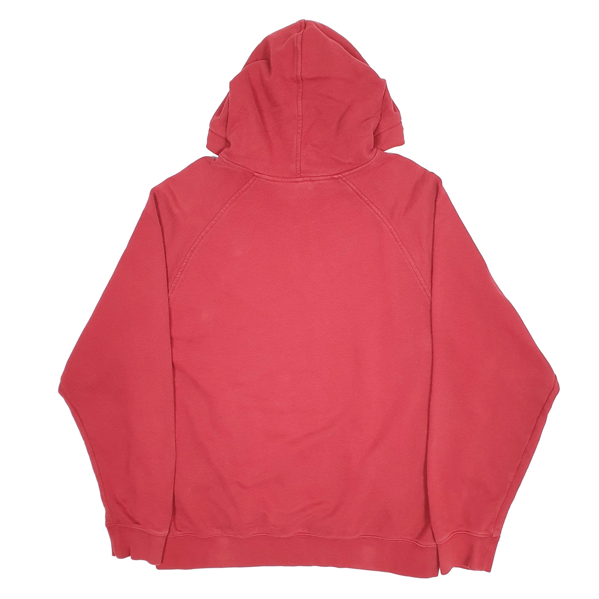 Mens Red Nike Vintage 2000s Y2K Hoodie Jumper