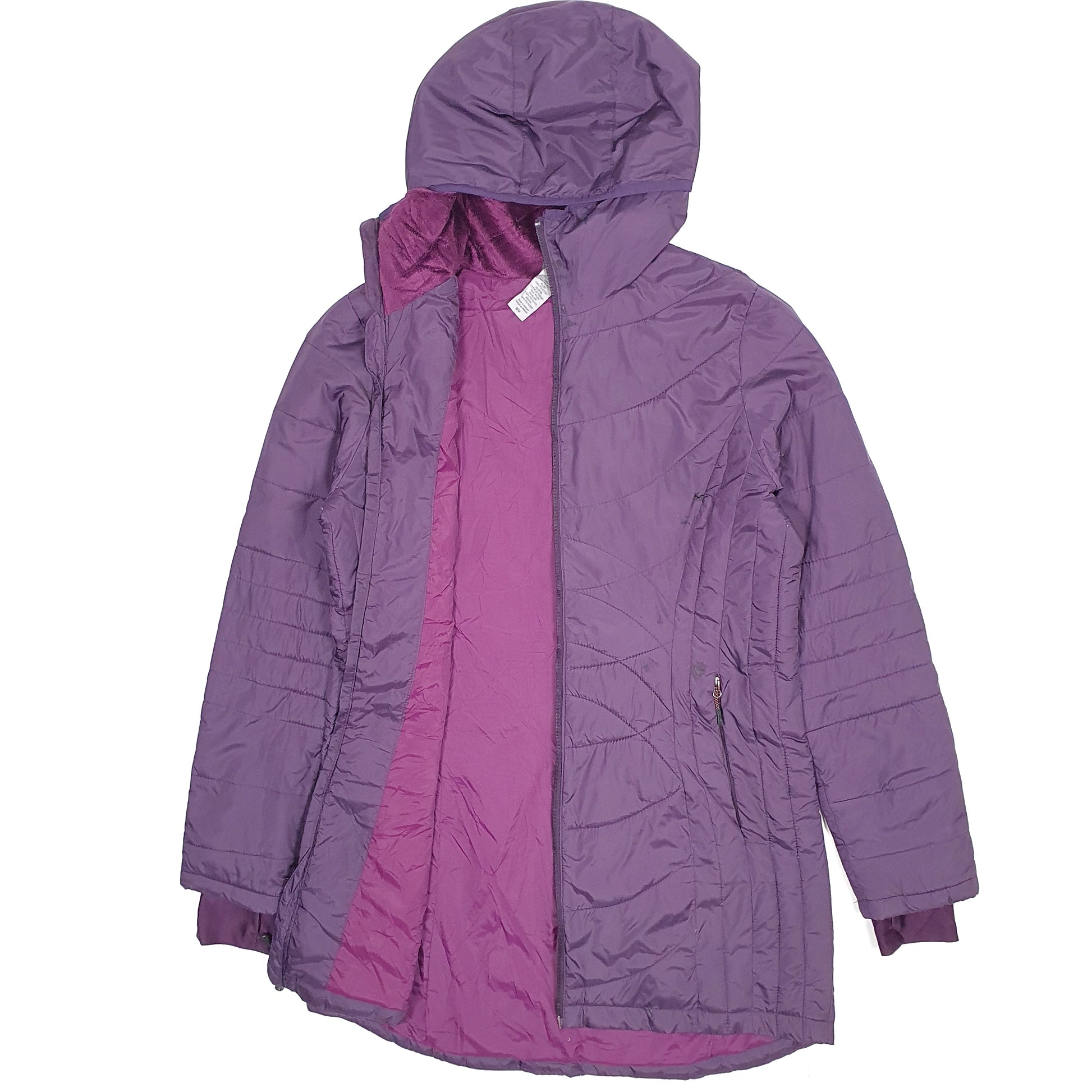 Womens Purple Champion Longline Lightweight  Coat