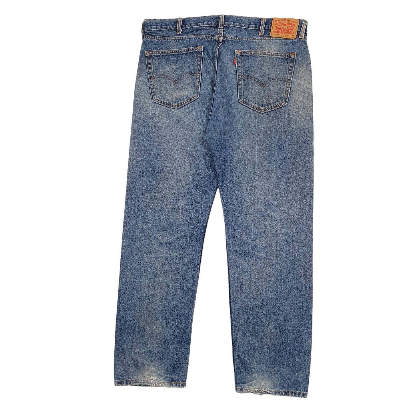 Mens Blue Levis  505 JeansW40 L32