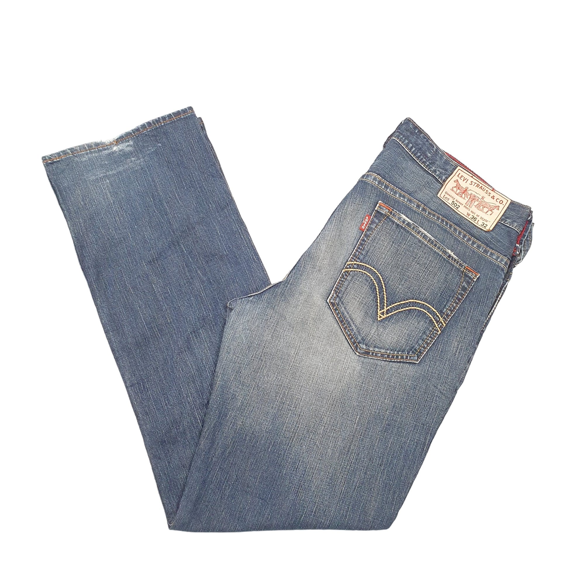 Mens Blue Levis  502 JeansW36 L32