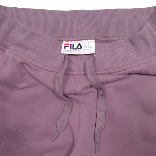 Womens Purple Fila  Jogger Trousers