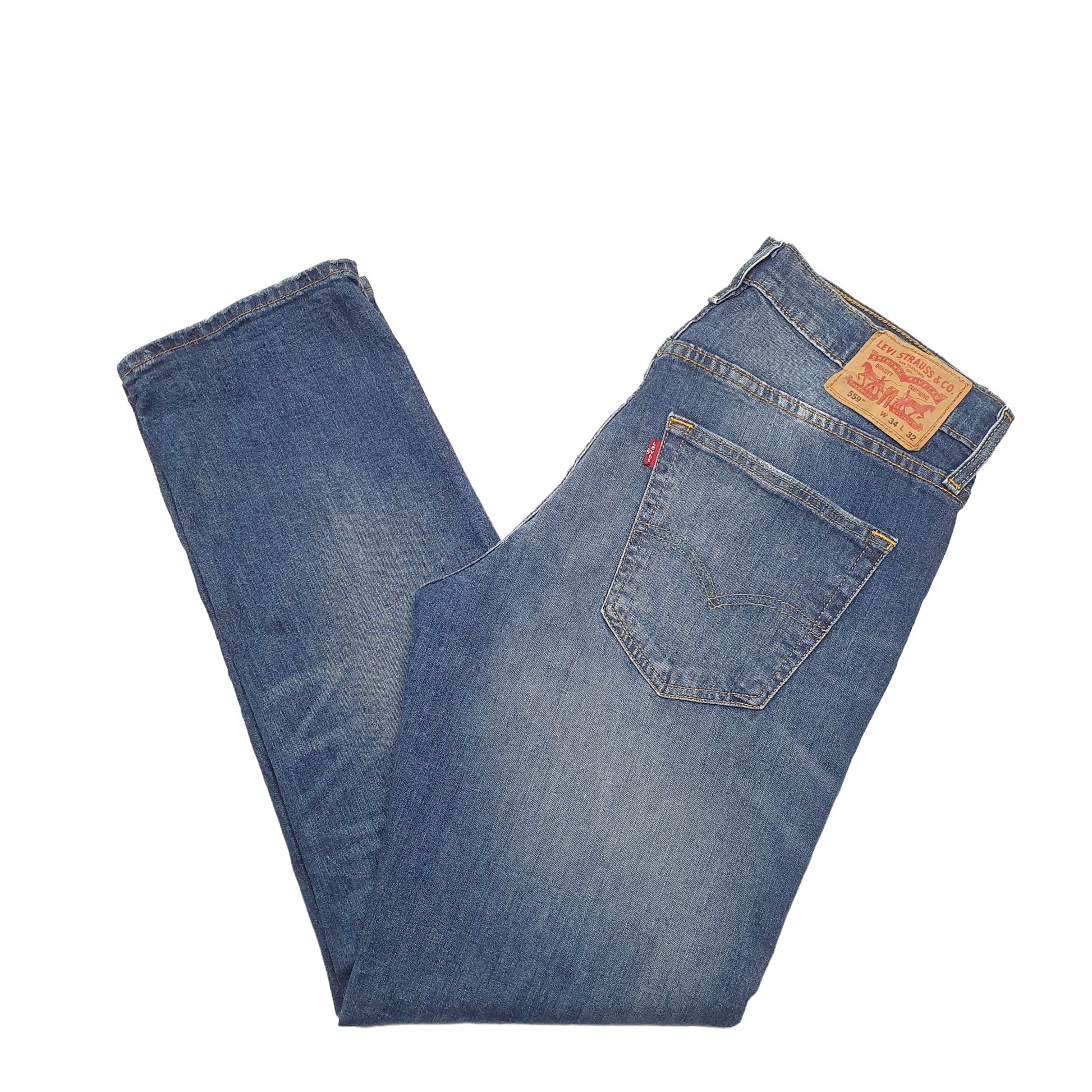 Mens Blue Levis  559 JeansW34 L32