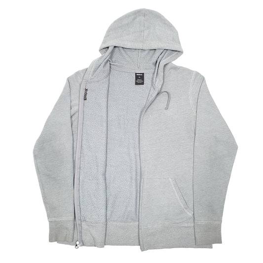 Womens Grey Reebok Hoodie Full Zip Jumper