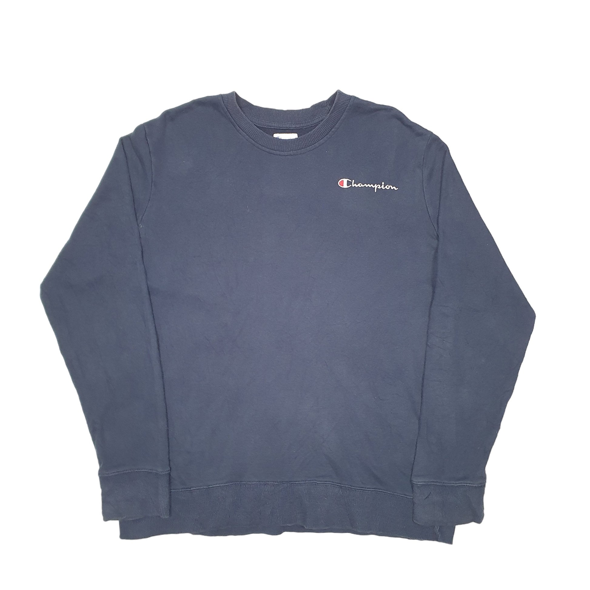 Mens Navy Champion  Crewneck Jumper